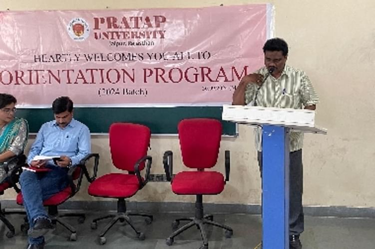 Pratap University Jaipur Orientation ceremony photo 8